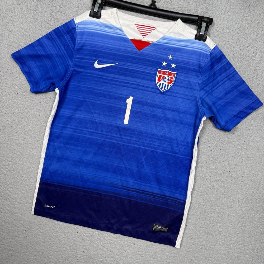 Kids Nike USA Hope Solo 2015 Away Soccer Jersey